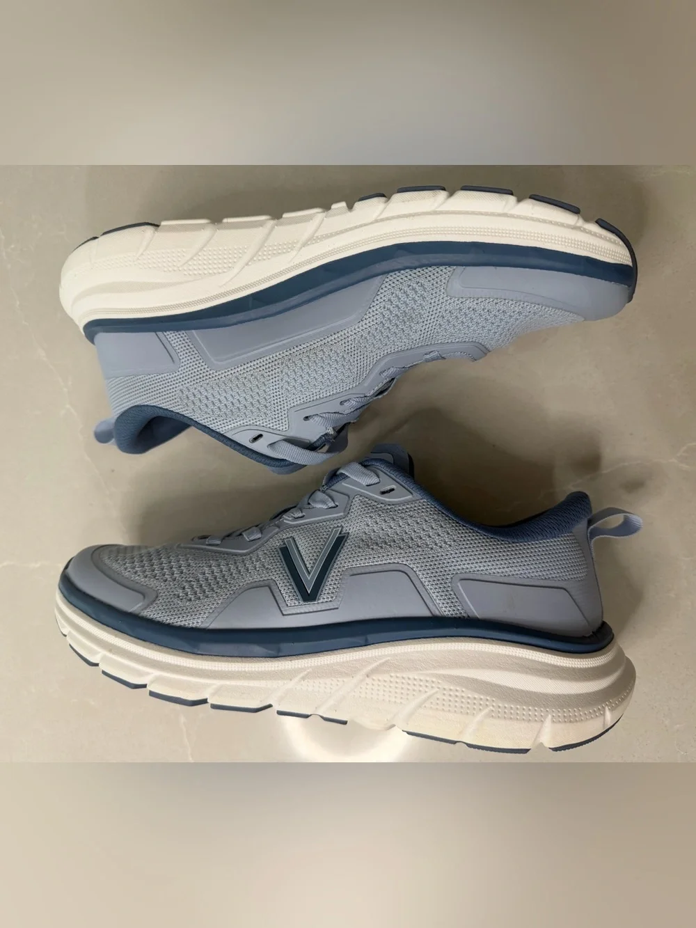 Vionic Walk Max Skyway Blue Knit Athletic Sneakers Women's Size 8.5